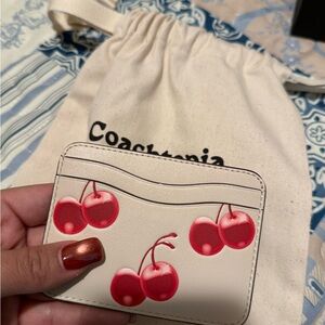 Coachtopia Cherry Card Holder